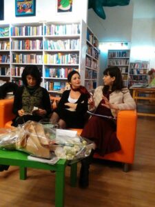 Presentazione del romanzo di M. Prisco, introducono e intervitano E. Langiu/A. Terni. Libreria Trebisonda, 2014.